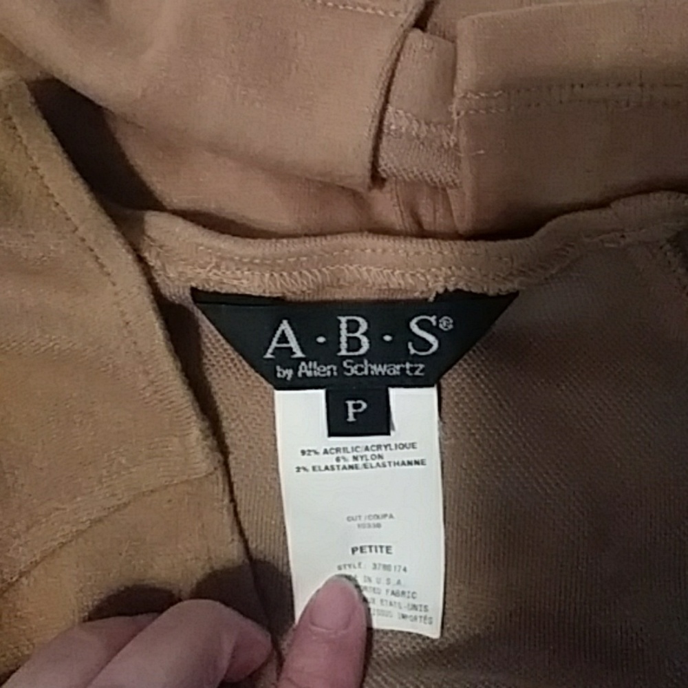 ⭐Abs allen schwartz brown/tan  dress - Picture 3 of 3